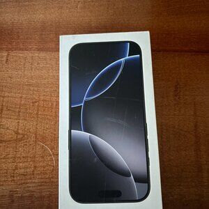Empty iPhone 16 Pro box